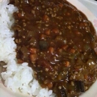 短時間でできちゃう☆茄子とトマトのフライパンカレー